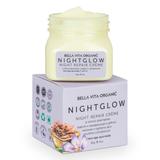 Night Glow Face Cream For Skin Repair, Hydration, Anti Ageing & Dryness Control With Saffron, Babchi, Sandalwood & Shea Butter - 85 gm