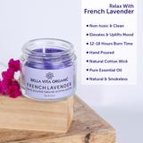 French Lavender Candle by Bella Vita Organic