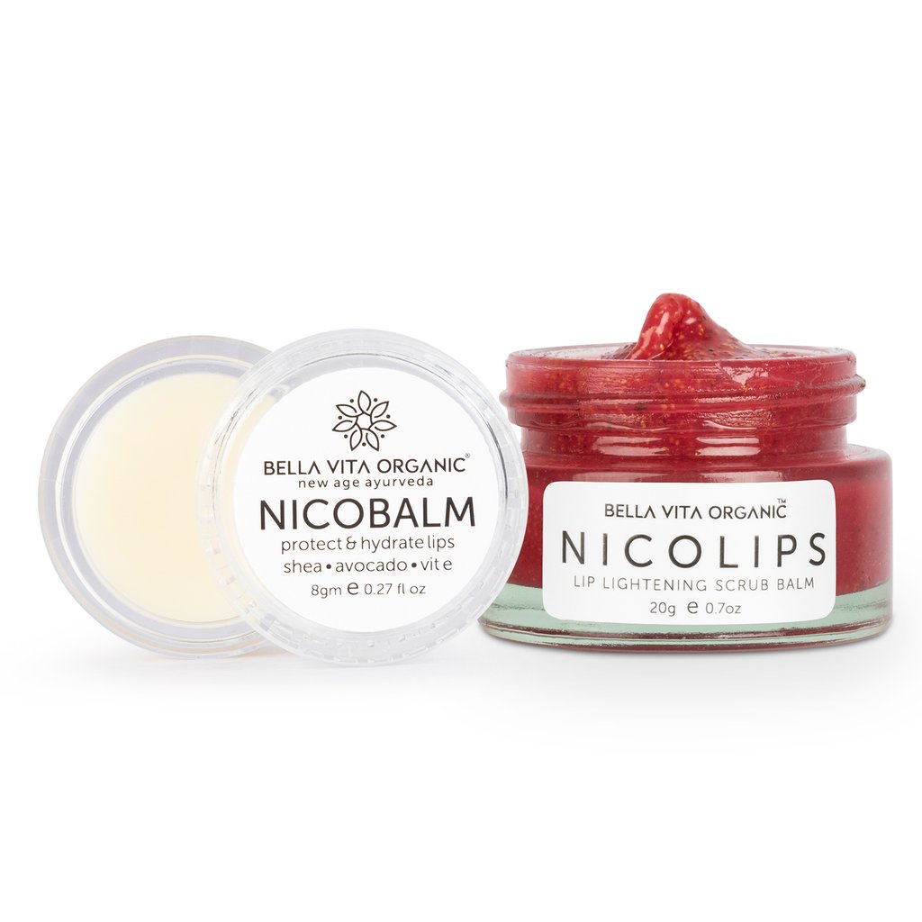 NicoLips Lip Scrub & NicoBalm Lip Balm Combo