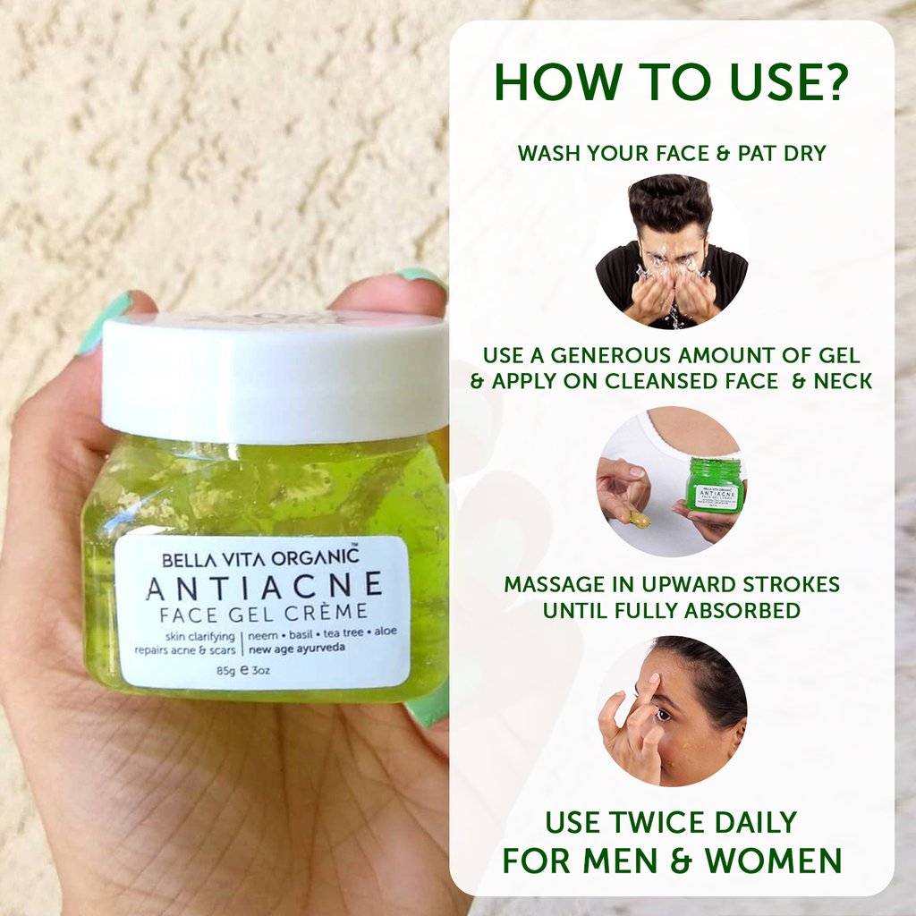 How to use Anti Acne Face Gel Cream