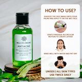 How to use Anti Acne Face Wash