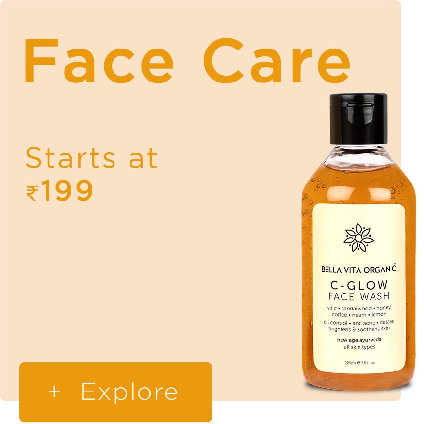 Natural Face Care Products starting 199