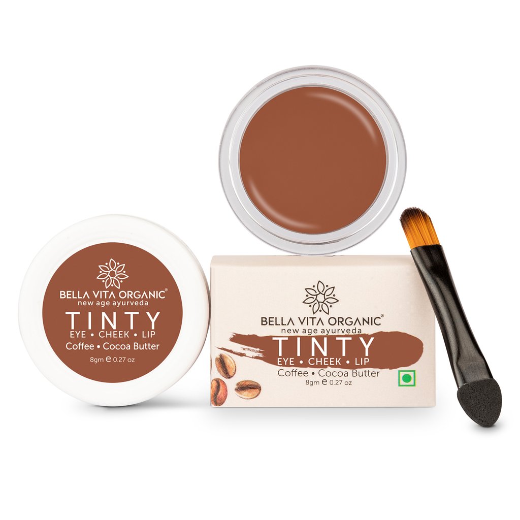 Coffee 3 in 1 Tinty for Lips, Cheeks & Eyes for moisturizing & nourishing |Lip Stains & Tints 8 gm