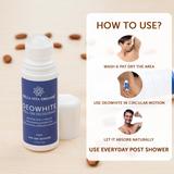 How to use DeoWhite Underarm Whitening & Lightening Natural Roll On Deodorant Combo For Men