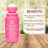 DeoWhite Under Arm Skin Whitening & Lightening Natural Roll On Deodorant Combo For Women 50 ml Each
