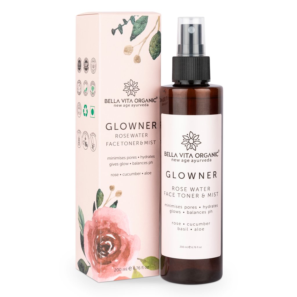 Glowner Rose Water Face Toner and Mist