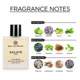Salute Strong Woody Perfume For Men, 100 ml