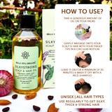 How to use SilkyStrong Scalp and Hair Oil
