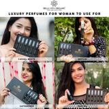 Luxury Perfumes Gift Set for Women - 6x10 ml Sampler Pack